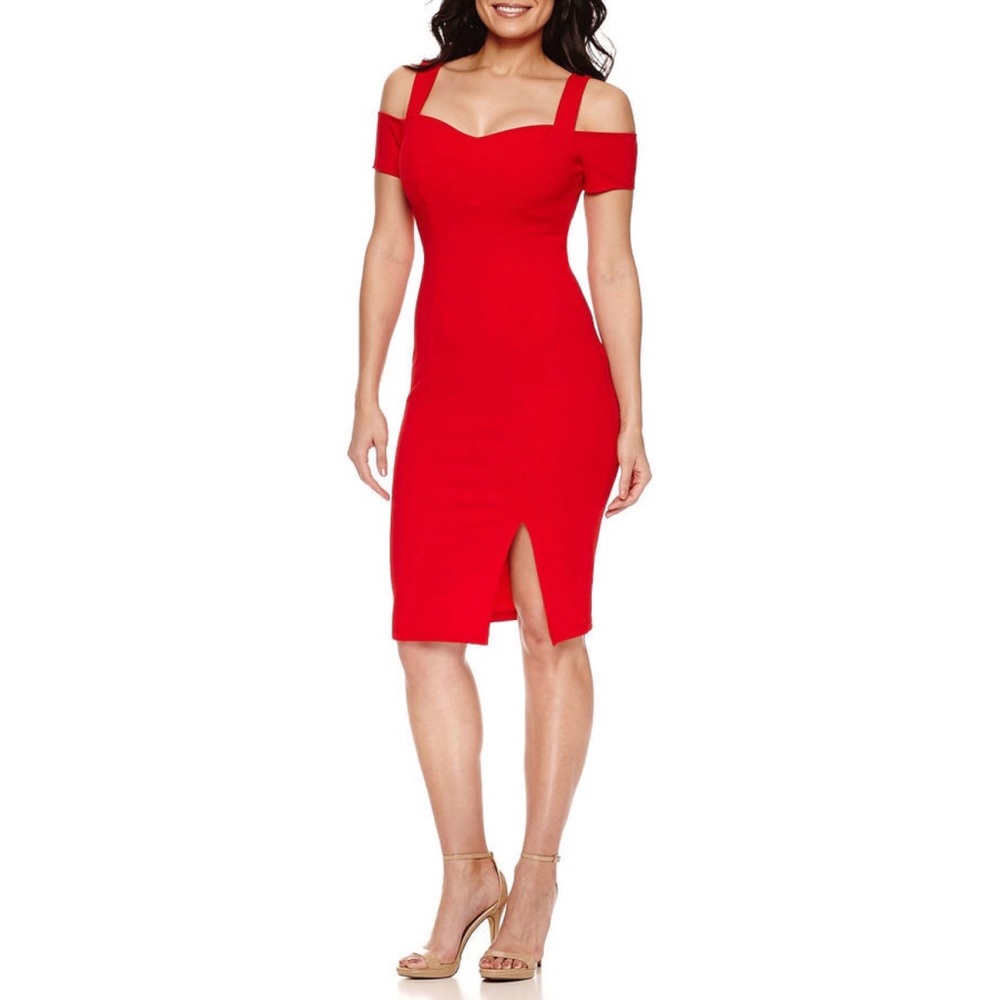 Bisou Bisou Red Dress Sexy 4 Small